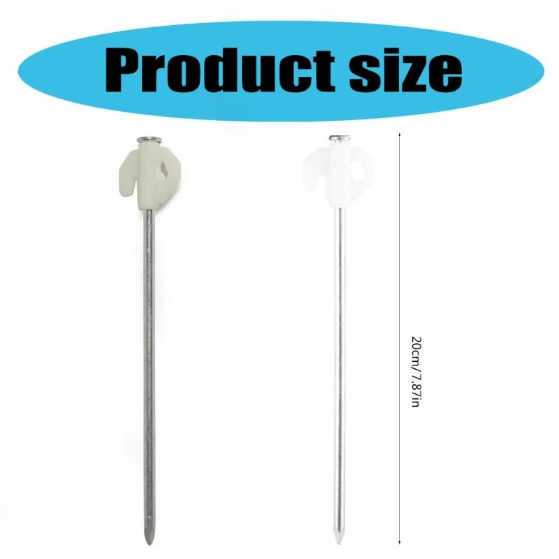 Canopies Stake Alloy Tent Peg with Luminously Head Yard Lawns Peg Outdoor Campings Stake for Fixings Tent Tarps Awnings