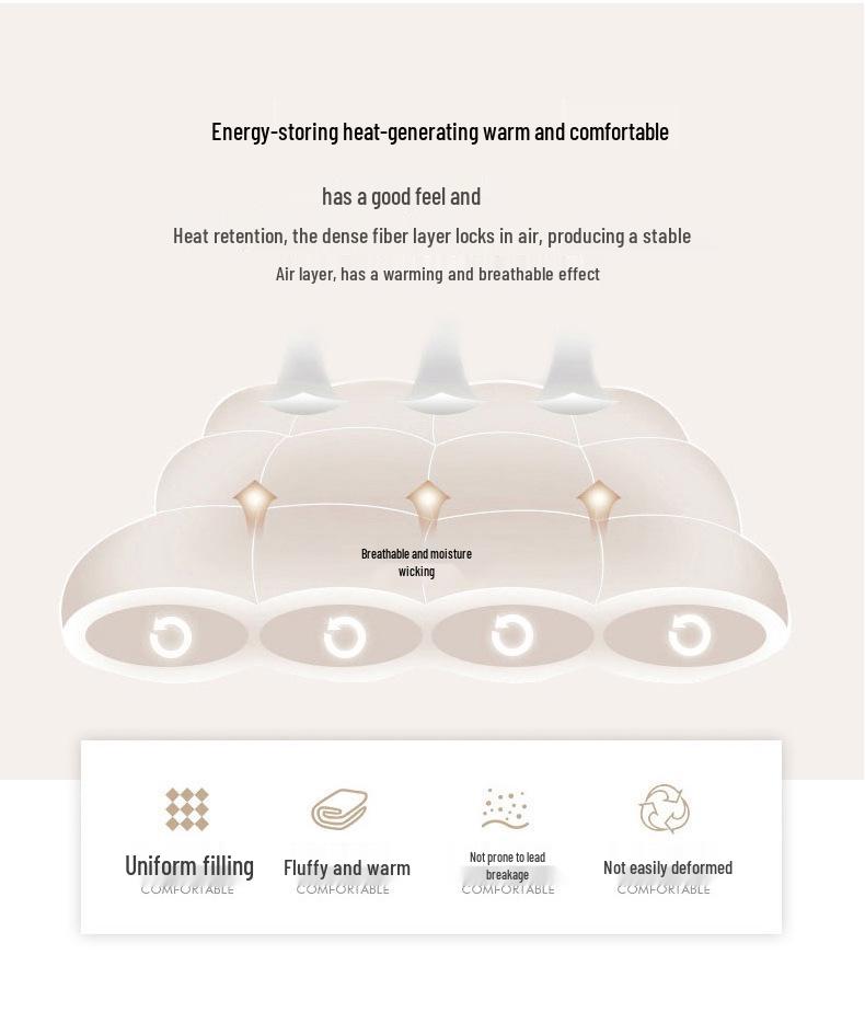 Hilton Energy-Storing Warm Quilt Blanket for All Seasons