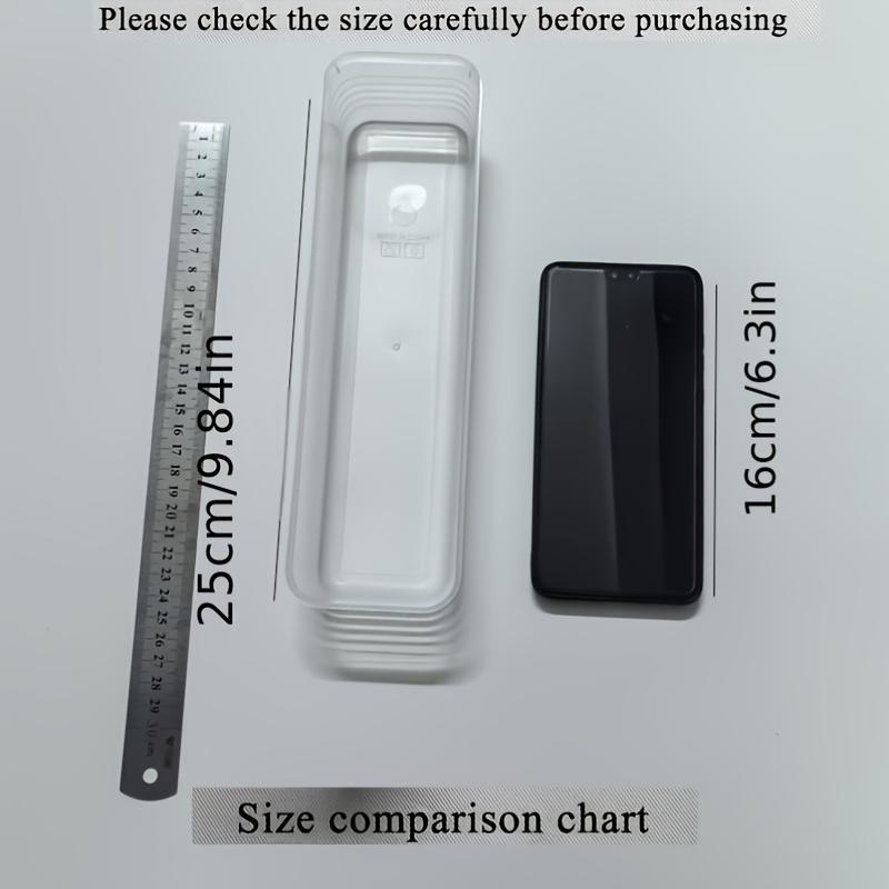 4/2 Stück Rechteckige Lebensmittelaufbewahrungsbox mit Deckel, Wiederverwendbarer Kühlschrank-Organizer, Stapelbarer, Langlebiger, Luftdichter Gefrierbehälter