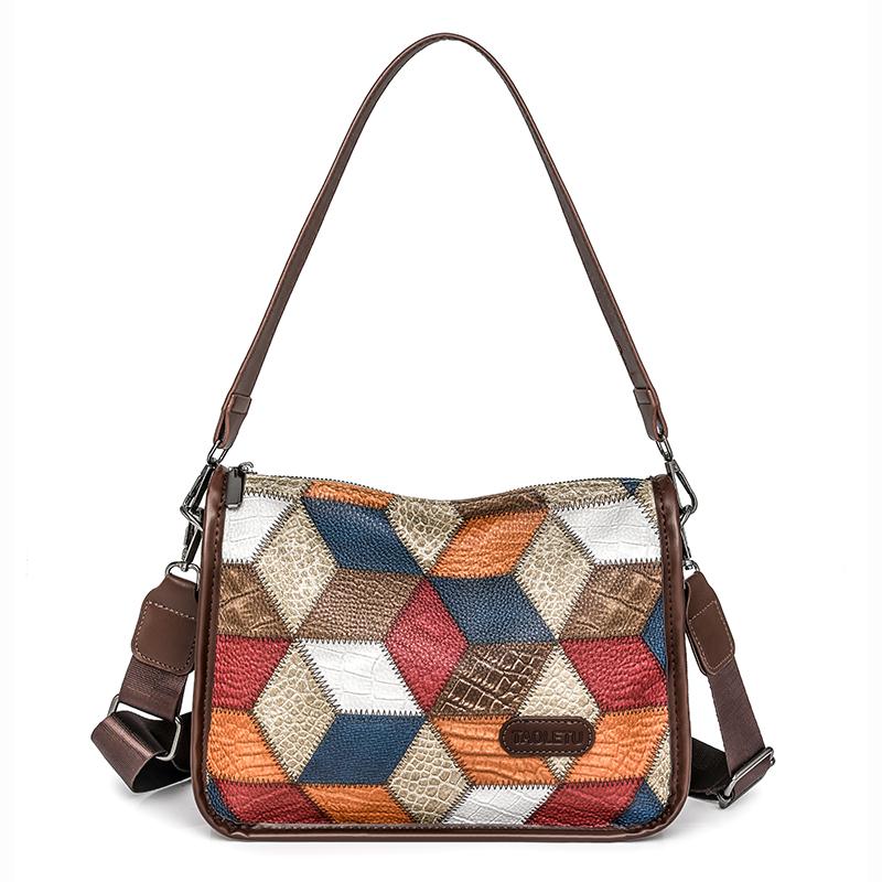 

Сумка-ведро Ромбовидная женская сумка через плечо для мамы синий