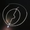 New European And American Retro Bohemian Bridal Headdress With Diamonds, Eyebrow Pendant, Forehead Accessories, Hair Accessories, Hair Chain.
