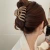 Koreanische Neutral Kaffee Große Klaue Clips für Dickes Haar Zubehör Frauen Kopfschmuck Ins Mode Kunststoff Fang Krabben Haarnadeln Geschenke