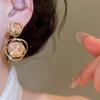 Silver Needle Retro Rhinestone Geometric Stud Earrings - Luxury, Fashionable Accessories for Women