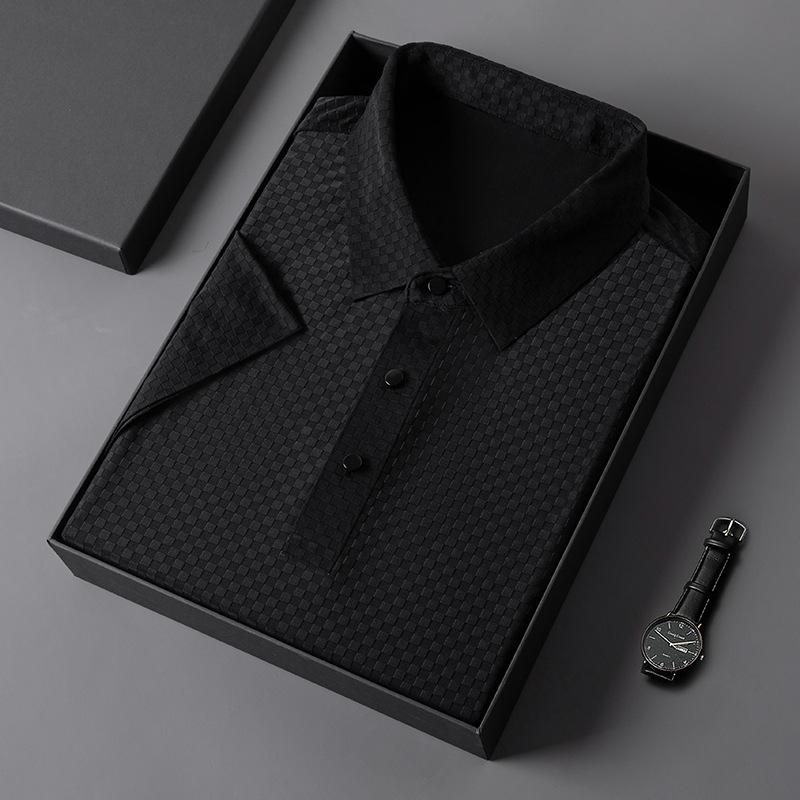 

Новая дышащая тонкая футболка из ледяного шелка с короткими рукавами. Дышащий и освежающий однотонный топ для молодежи и людей среднего возраста. XXXXL