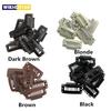 24 Pcs 9-teeth Beige/Brown/Black Hair Extension Clips Hair Extension Wigs Snap Clips Comb Small Snap Wig Accessories Clips