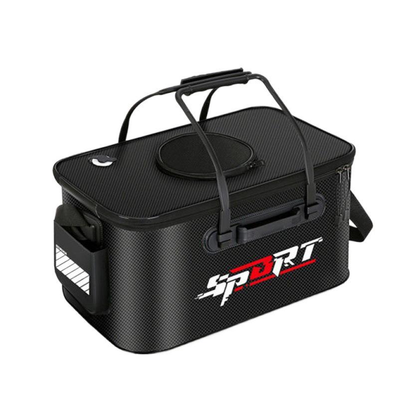 Förtjockad hopfällbar EVA-hink för levande fisk, Multifunktionell för vild- och tävlingsfiske