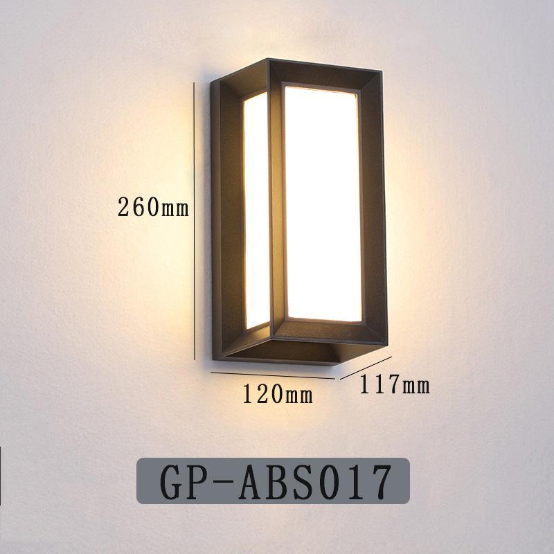 

Водонепроницаемый современный уличный настенный светильник для сада, балкона или входа Neutral White