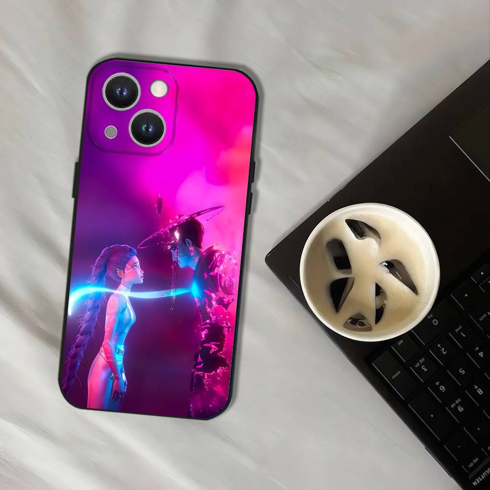 D-Demon H-Hunters-S KPop Phone Case For iPhone 16,15,14,13,12,11,Pro,XS,Max,XR,Plus,E,SE4,Mini Black Soft Cover