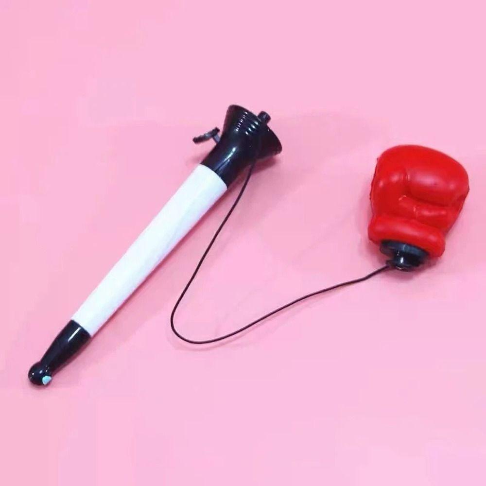 Funny Shape Boxing Glove Pen Smooth Writing Fist-shaped Pen Bouncing Ballpoint Pen School Office