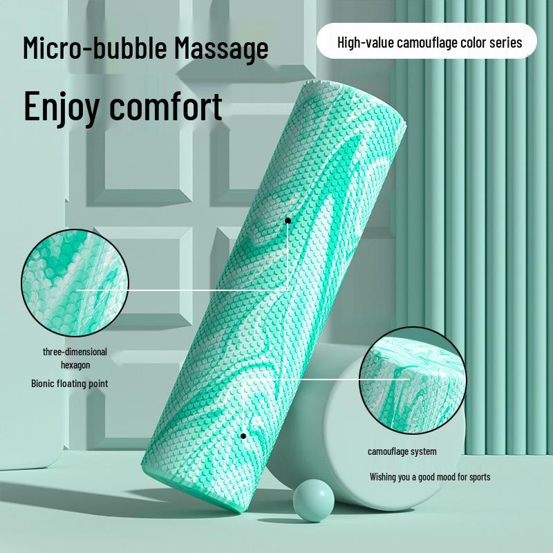 Camouflage EVA Foam Roller for Calf Massage and Yoga