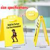 3D Office Prank Ornament - Acrylic Desktop Stand for Colleague Practical Jokes Humorous Workplace Gifts and Funny Desk Decor