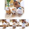 Guinea Pig Plush Stuffed Animal Keychain Backpack Charm Soft Short Plush Toy Gift For Kids