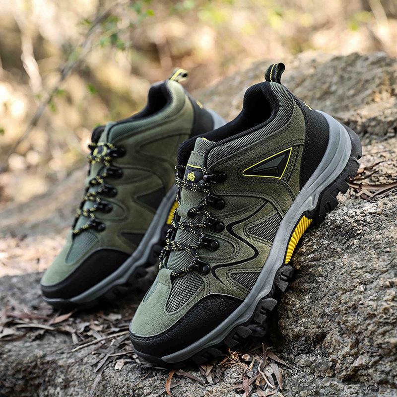 Fashion Outdoor Spring And Autumn Hiking Shoes Hiking Shoes Casual Comfortable Versatile Sports Shoes For Men Lace-Ups Fashionable