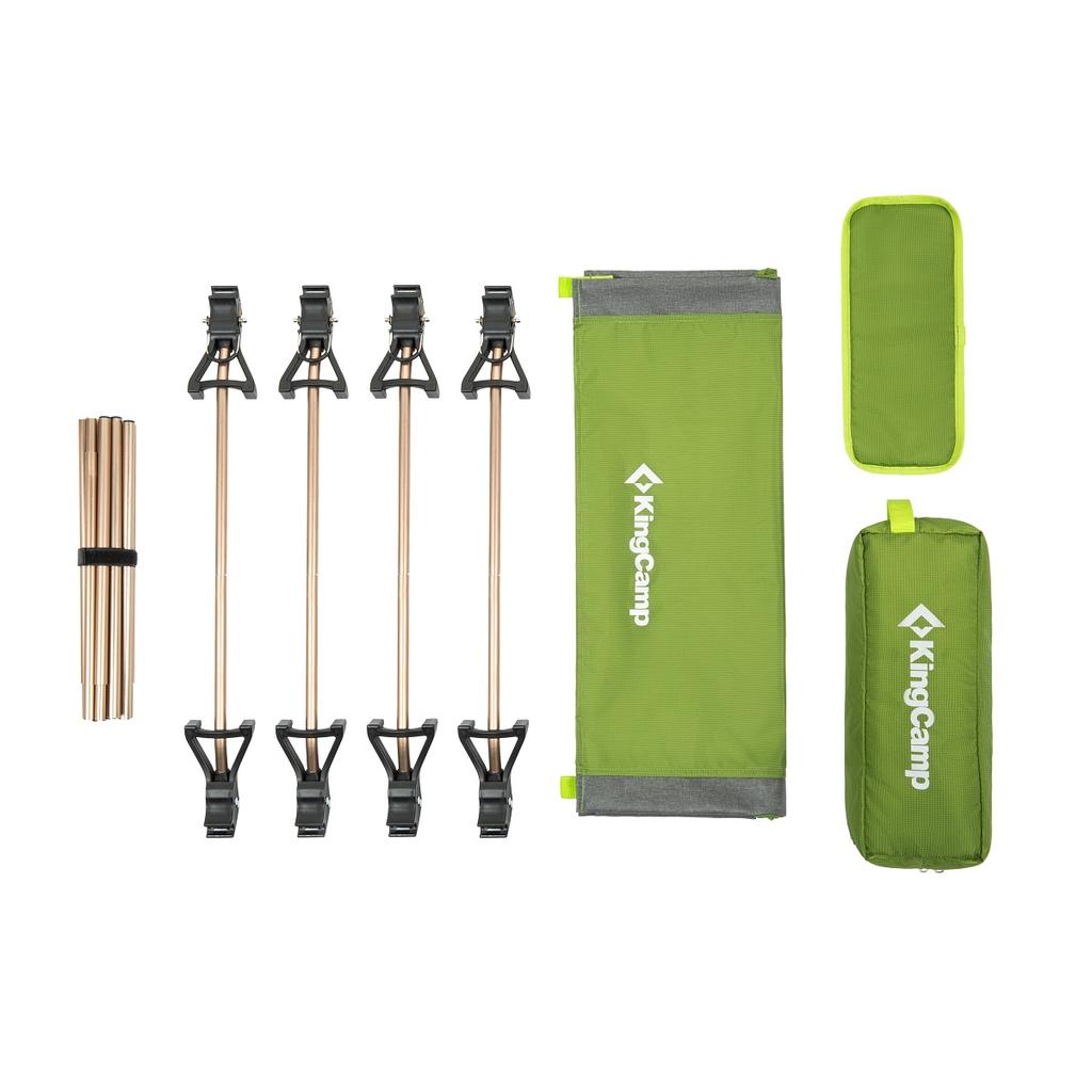 KING CAMP Ultralight Folding Camping Cot - Green