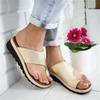 Flat bottom slope heel cool slippers women's summer new cover toe light bottom thick sole outer wear women's sandals