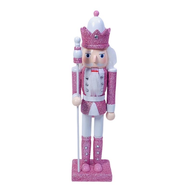 Christmas Theme Figurine Wood Decorations Statue for Office Unique Desktops Ornament Tabletop Decorative Sculpture