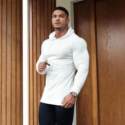 Men's Autumn/Winter Casual Knit Sport Pullover - Long Sleeve Fitness Hoodie