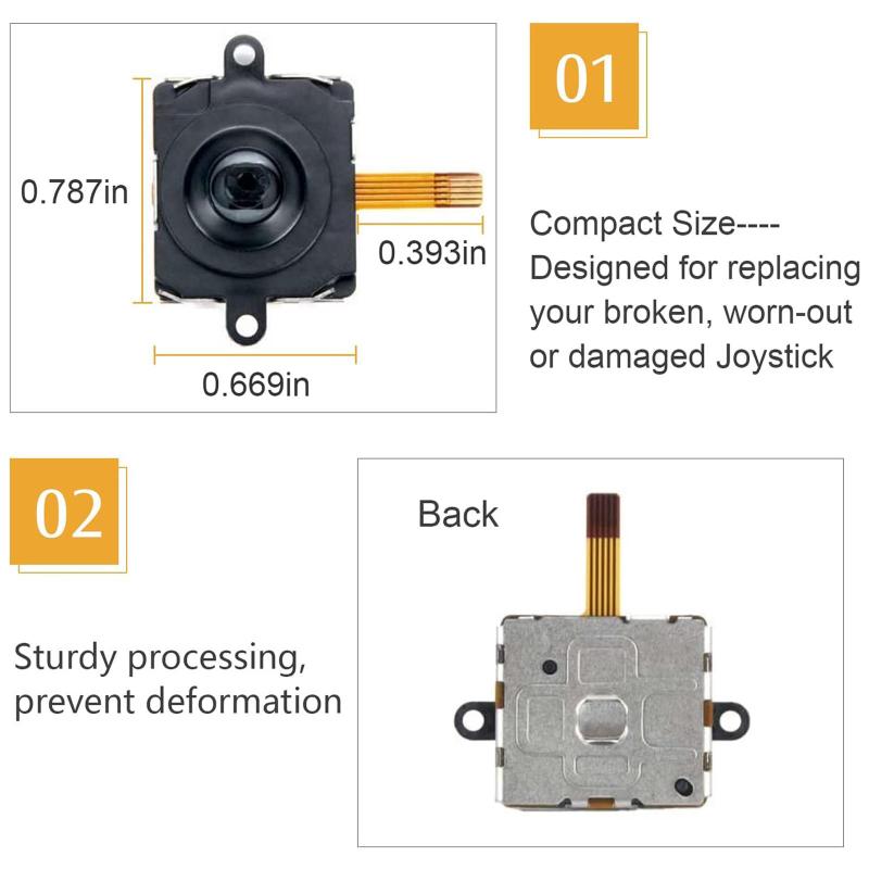 Vr Glasses Handle Replacement Rocker Wear-resistant Direction Stick Parts Compatible For Oculus