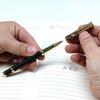 Metal Ballpoint Pens 0.5mm Fine Point Black Ink Pens with Comfort Grip for Home School Office Supplies Prize Gift