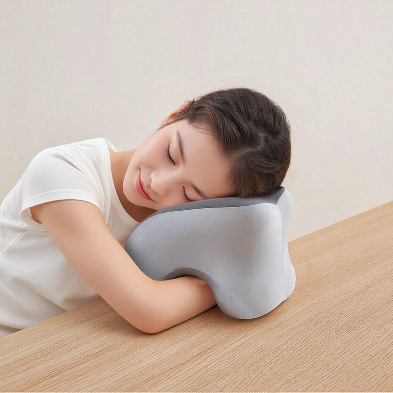 Wrap-around Soft and Comfortable Nap Pillow Scientific Partition Neck Support Pads Student Rest Pillows The Jacket Can Be Disassembled and Washed