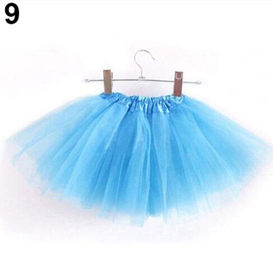 Dětská Dívčí Roztomilá Nadýchaná Tylová Spodnička Tutu Sukně Baletní Taneční Kostým