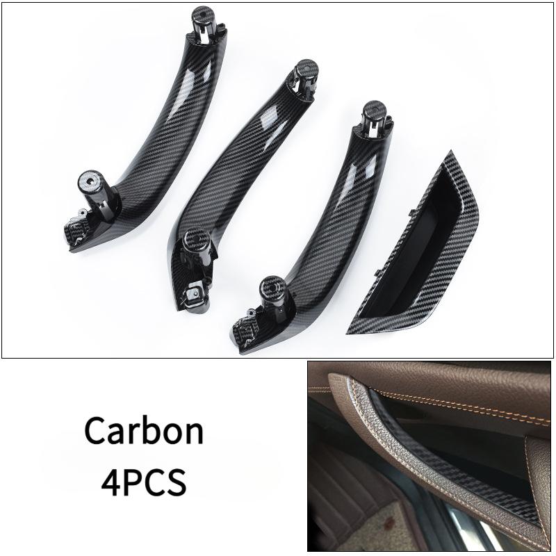Car Interior Door Handle Left Right Inner Door Panel Handle Pull Trim Cover For BMW X3 X4 F25 F26 2010 2011 2012 2013 2014 2015 2016 2017 LHD