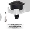 Toilet Push Button Replacement High-Performance Flusher Toilet Button Two Flush Options Tank Parts Easy Maintenance Plumbing