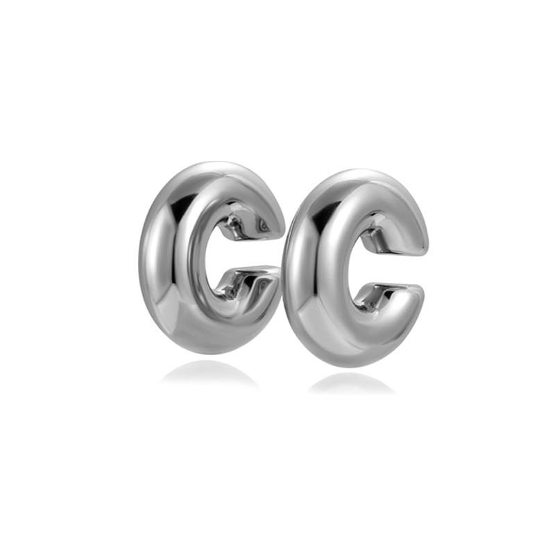 9pcs Gold Color Drop Shape Geometric Earrings Set for European and American Women Minimalist Round Design Jewelry Gifts