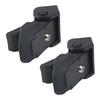 Locking Hood Latches with Key Heavy Duty Anti Theft Hood Lock Catch Replacement for Jeep Wrangler JL 2018 2026 Black