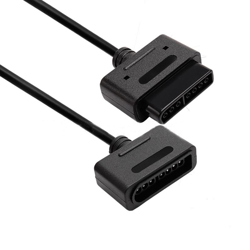 for Nintendo Super Famicom SFC Game Controller Extension Cable for SNES Gaming Console Cord 1.8M Wire Splitter Converter Cable