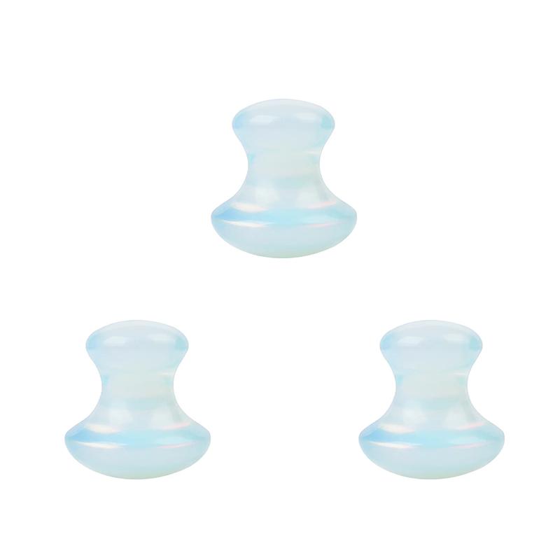 Natural Jade Mushroom Shape Quartz Gua Sha Massage Tool Crystal Guasha Stone For Spa Relaxing Meditation Scraping Massager