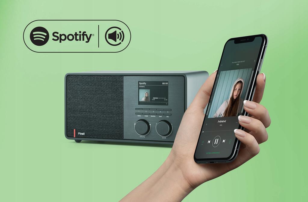 Pinell Supersound 301 Mains-Battery Radio Dab+, Fm, Wifi