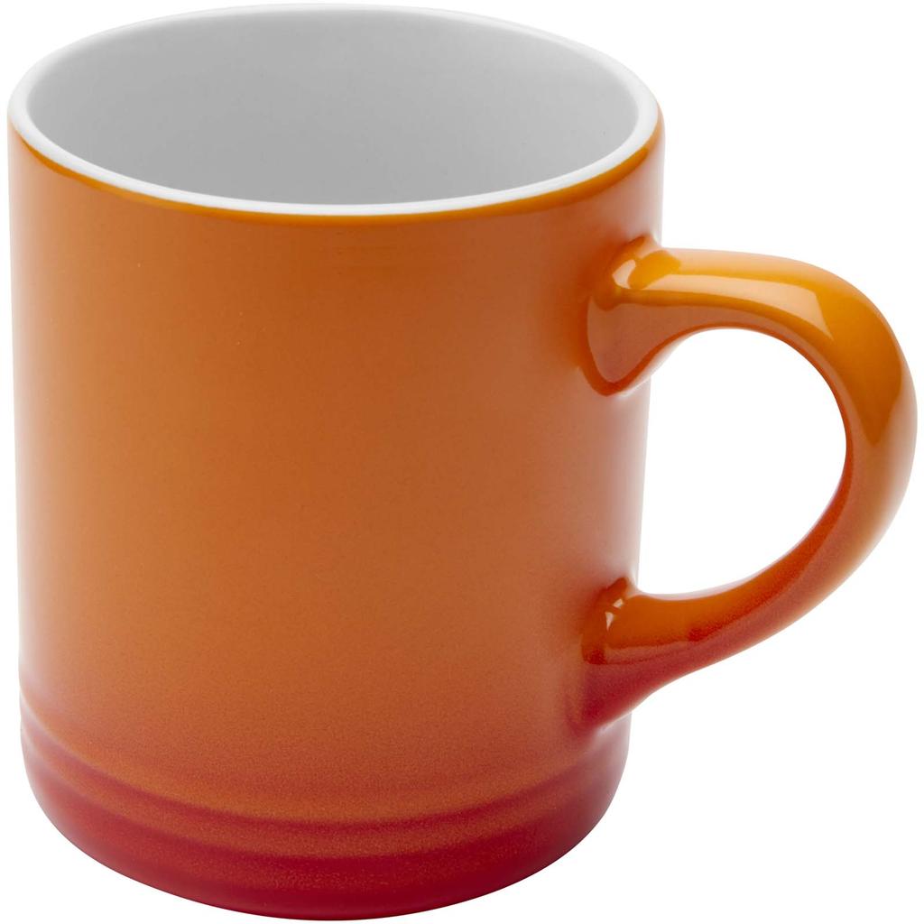 Glass "Laguna" 330 Ml Ceramic Mug Orange