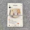 Cartoon Shake-to-Play MagSafe Magnetic Desktop Bracket with Strong Adsorption and Retractable Airbag