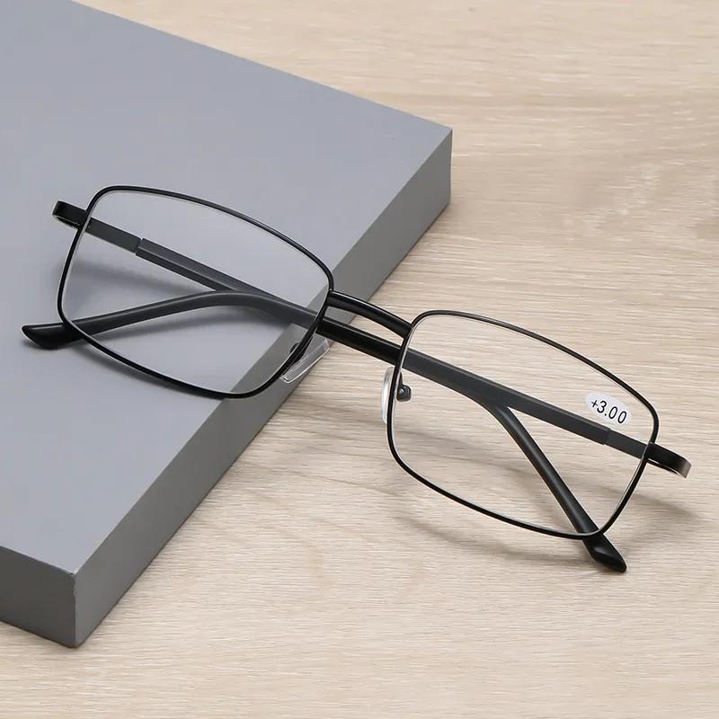 Ultra Light High-end Large Frame Reading Glasses Anti Blue Light Presbyopia Glasses for Elderly Clear Lens Far Sight Glasses