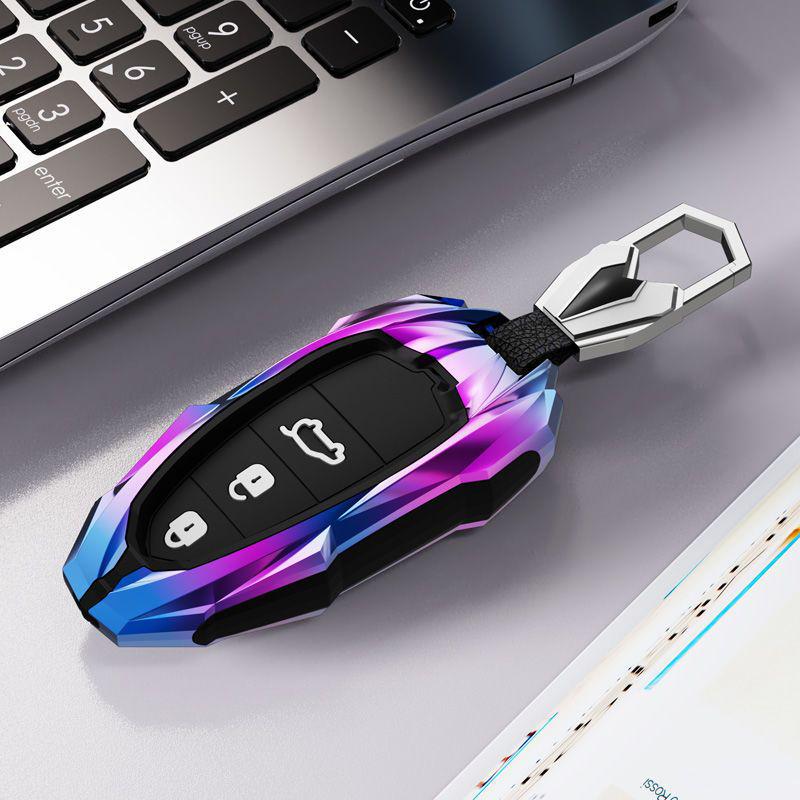 

Universal Silver Edge Key Cover for Hyundai Tucson/Sonata 3/4/5/7 Keys (Korean Model)