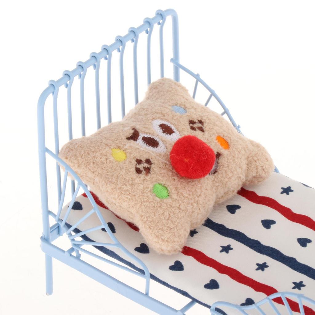 1:12 Dollhouse Miniature Bed Small Single DIY Scene Model Mini House