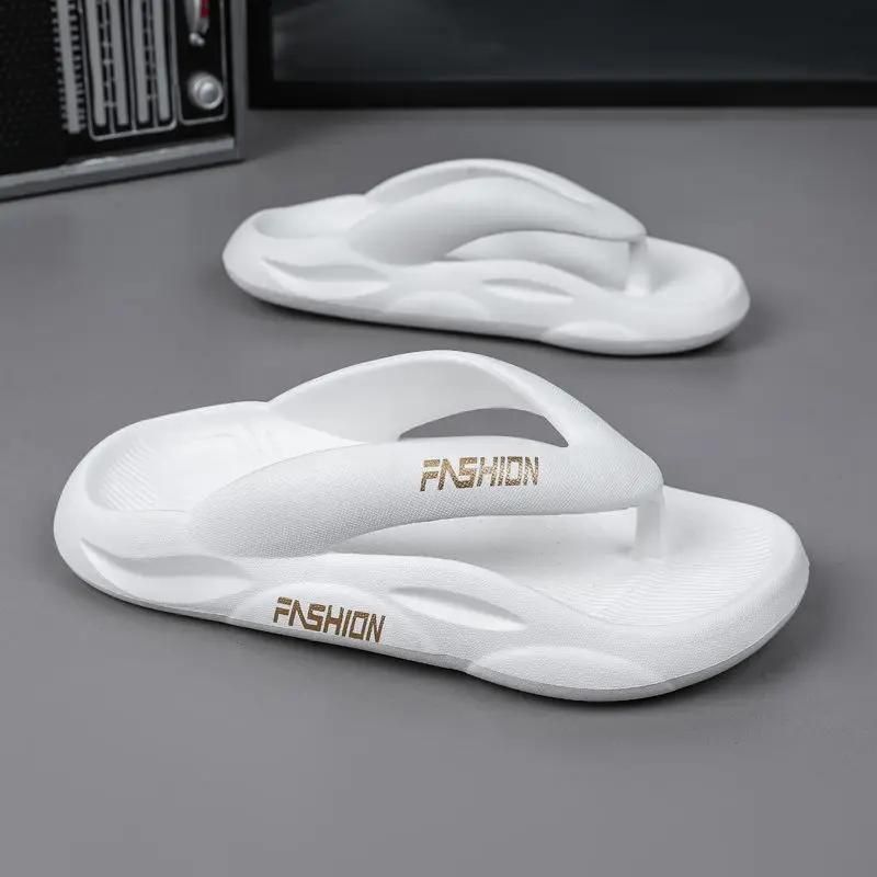 Fashion Shiatsu Male Slipper Flip Flops Platform Slides Beach Pvc 2025 Style Low Price Casual Eva Designer Luxury Adult Trend Men's Shoe