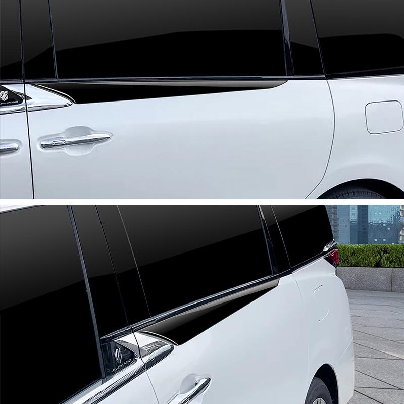 Toyota Alphard 40 Series Middle Door Body Trim Anti-Collision Decor for 23 Models