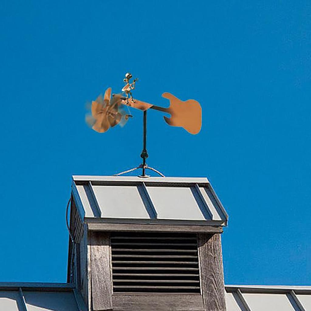 Handmade Metal Drummer Windmill, Drummer Windmill Garden Decoration, Percussionist Music Figurines,Fun Wind-Powered Sculpture