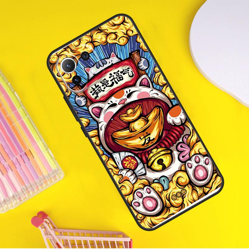 Cat Dragon Rabbit Chinese Style Cover For Xiaomi 14 Ultra 13 11T 12T 13T 14T Pro POCO X7 X6 Pro X3 X5 F3 F5 M6 F6 Pro Case