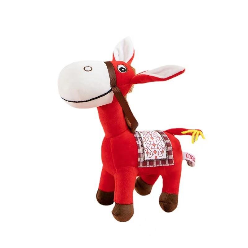 Plush Animal Toy Donkey Cartoon Soft Stuffed Doll Kids Gift For Childrens Day
