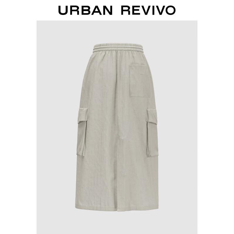 UR 2025 Autumn Women s Cargo Drawstring Skirt S