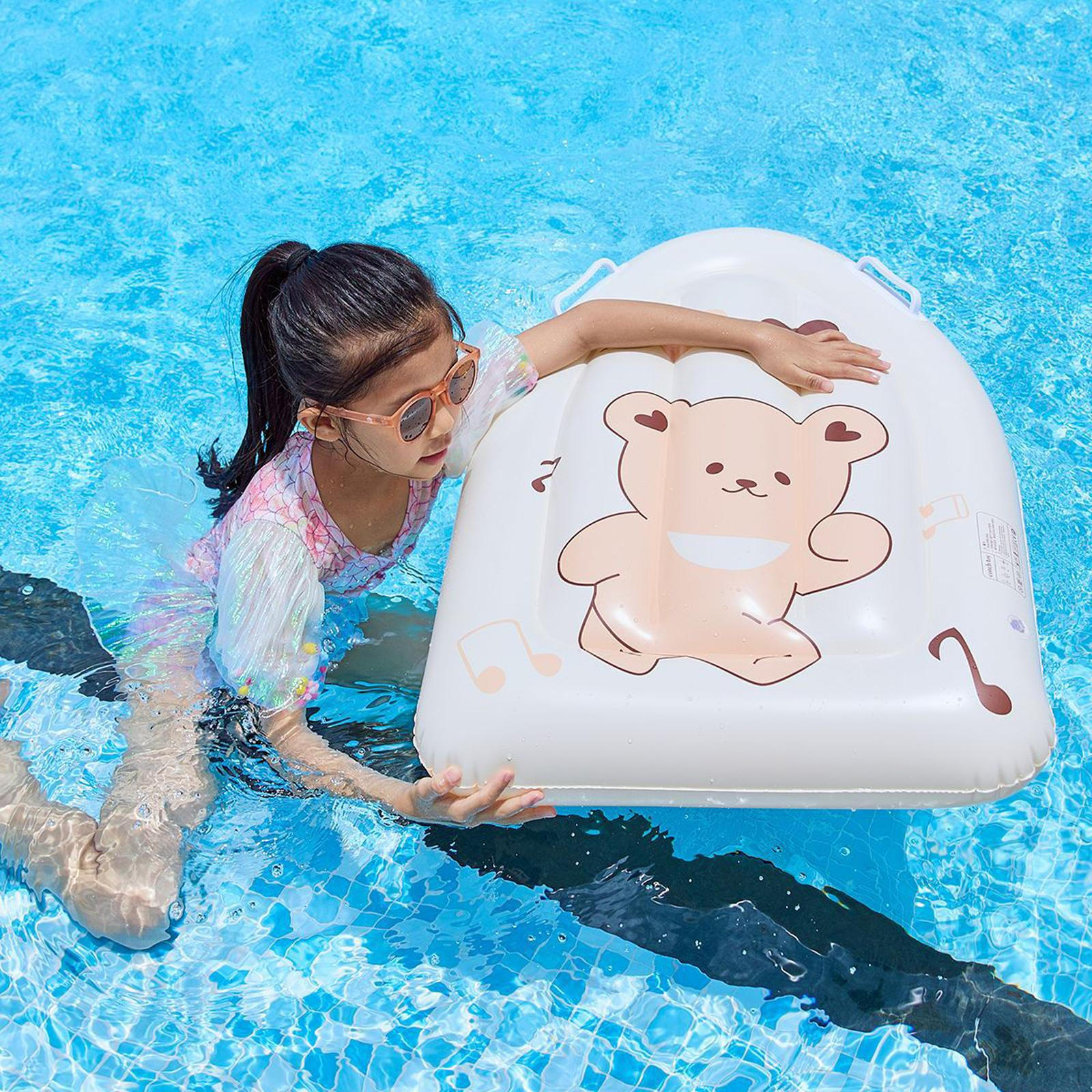 

Kids Inflatable Pool Raft Accessory for Swimming Party Lounge Water Fun Toy Bear