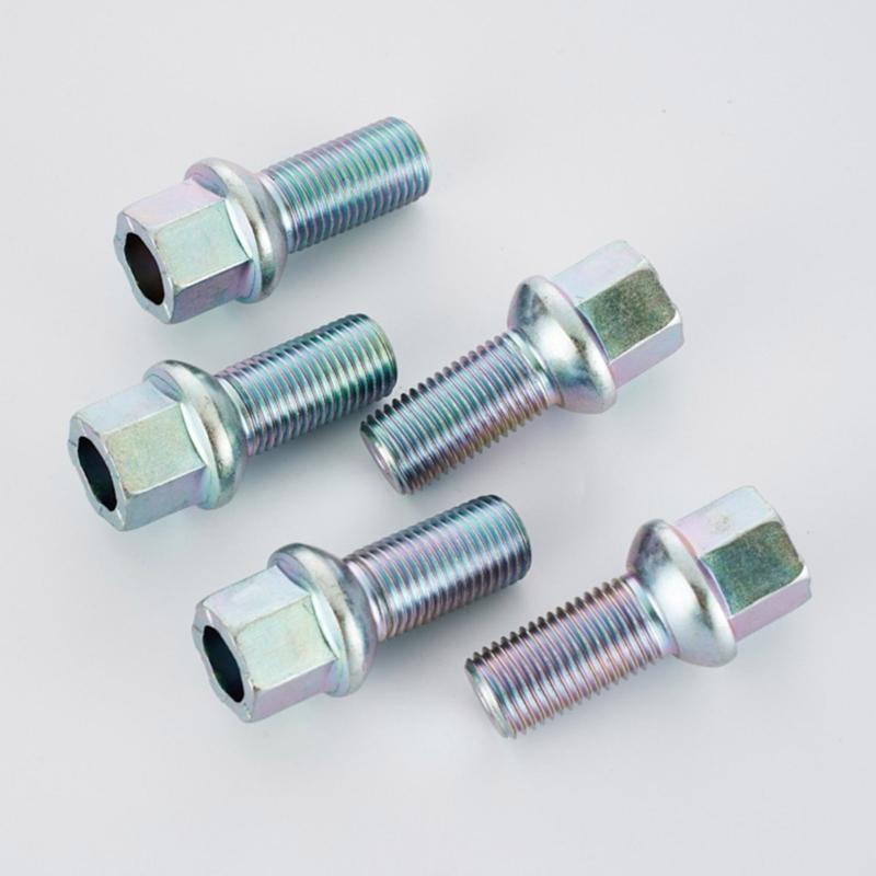 4pcs Automotive Wheel Bolts Corrosion Resistant Steel Construction Secure Fastening Replaces WHT001812 for Multiple Vehicle
