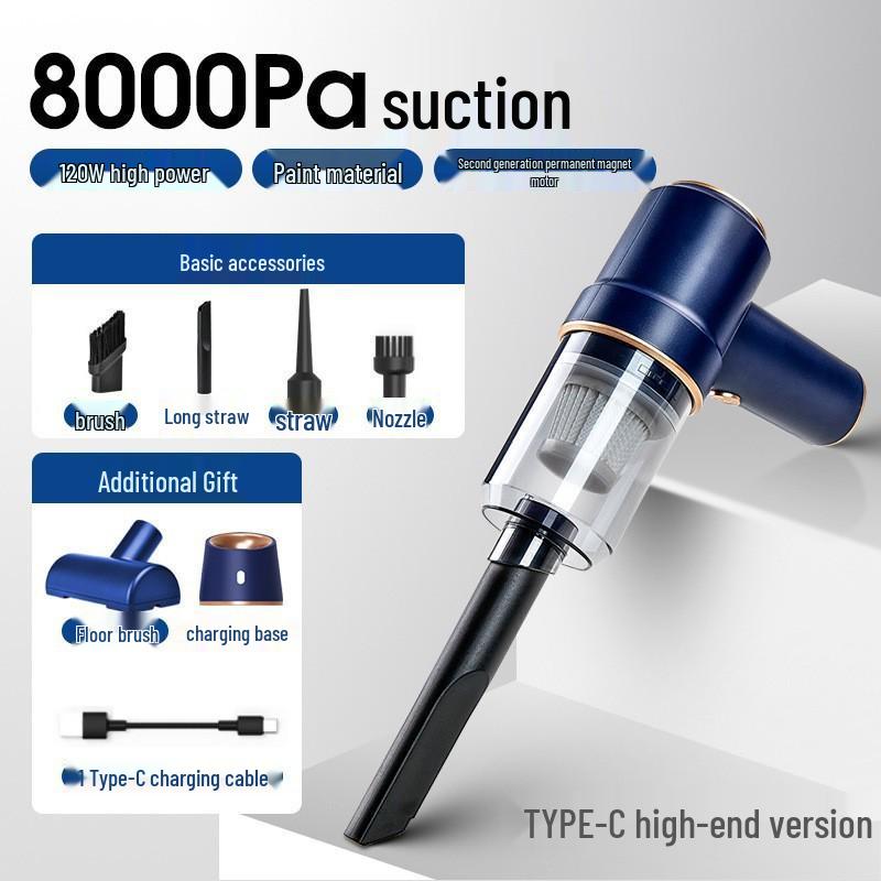 High-Power Wireless Car and Home Handheld Vacuum Cleaner