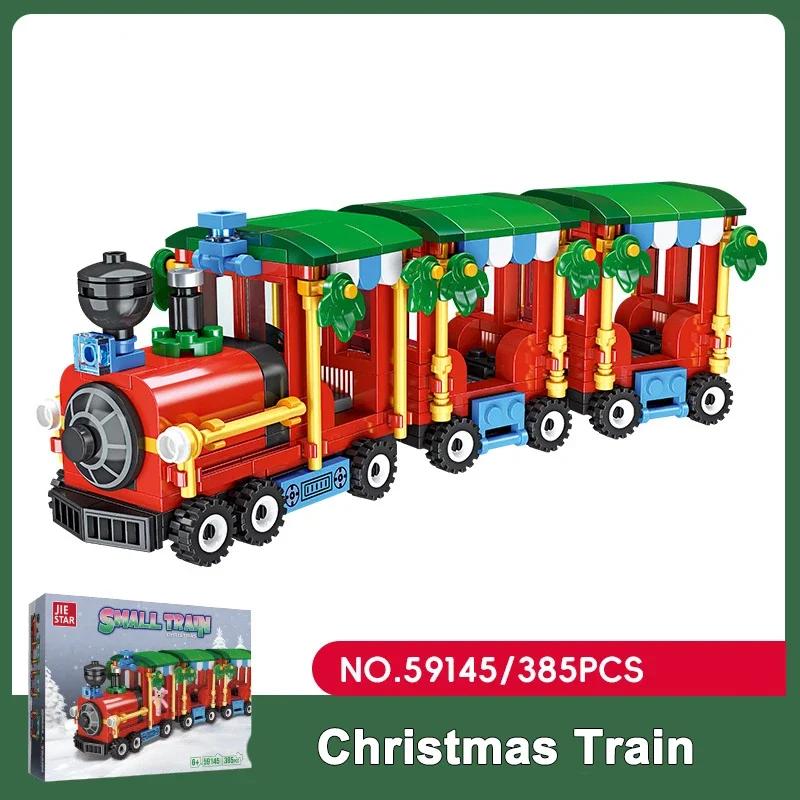 TOYLINX Model DIY Set Blocuri de Construcție de Crăciun Jucărie pentru Copii Blocuri de Construcție Ornament de Birou Decor pentru Camera Copiilor Cadouri