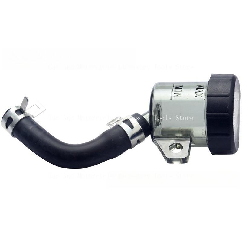 Motorcycle Accessories Front Disc Brake Direct Push Up Pump Left and Right Brake Circular Oil Pot Cup Reservoir Rubber Tube