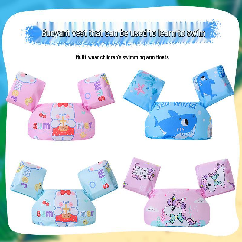 Toddler Swim Floats: Cartoon Armbands & Life Jackets
