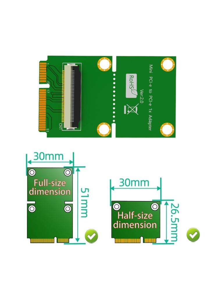 PCIExpress Adapter Cable,  PCIe to PCIE 4X Extender  PCIE Extension Cable